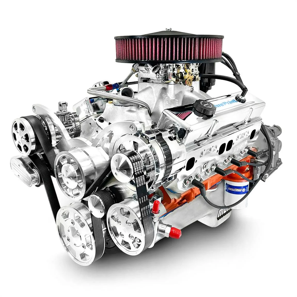 BluePrint Engines B454FK700 SBC 454/563HP with 700R4, EFI, Pol. — photo 1