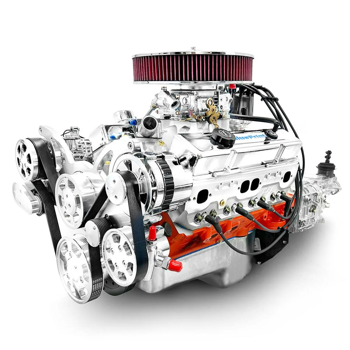 BluePrint Engines B427KTKX SBC 427 with TKX, Carbureted, Pol. — photo 1